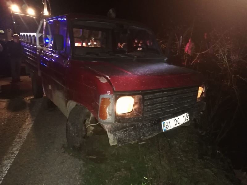 Giresun’da trafik kazası: 1 ölü, 1 yaralı
