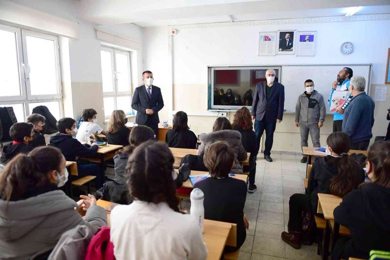 Başkan Balcı’dan her gün 1 okul ziyareti
