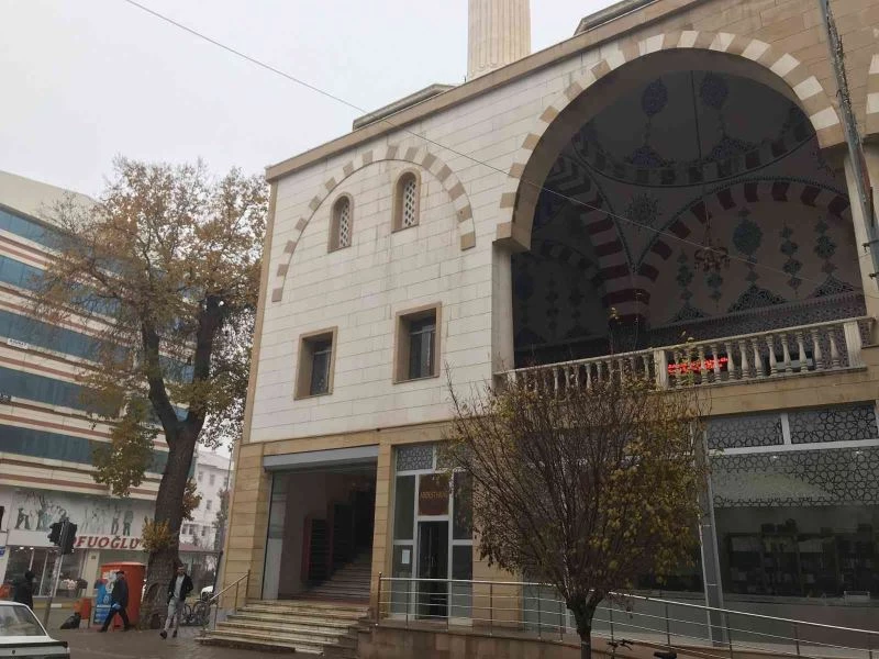Cami duvarında mahsur kalan kediyi cami cemaati kurtardı
