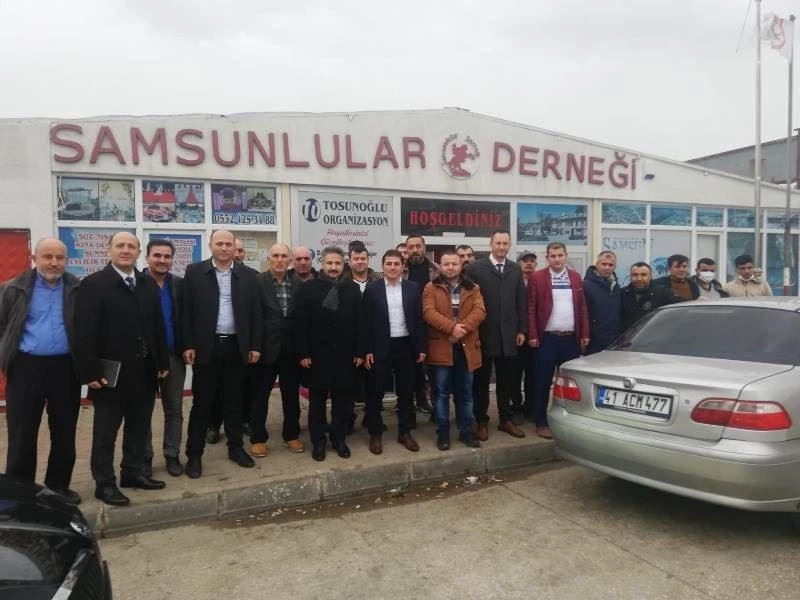 Kaymakam Taşçı’dan ilçedeki hemşeri dernekleri ile bir araya geldi
