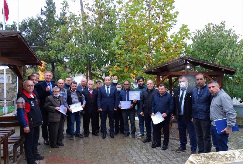 Sürü yönetimi elemanı kursunu tamamlayanlara sertifika verildi

