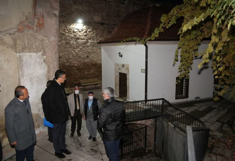 Aşağı Hisar Mescidi ile su sarnıcının şehirle irtibatı sağlanacak
