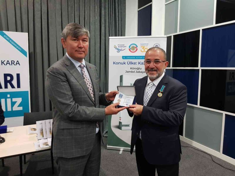 Başkan Güven’e Kazakistan’dan onur madalyası
