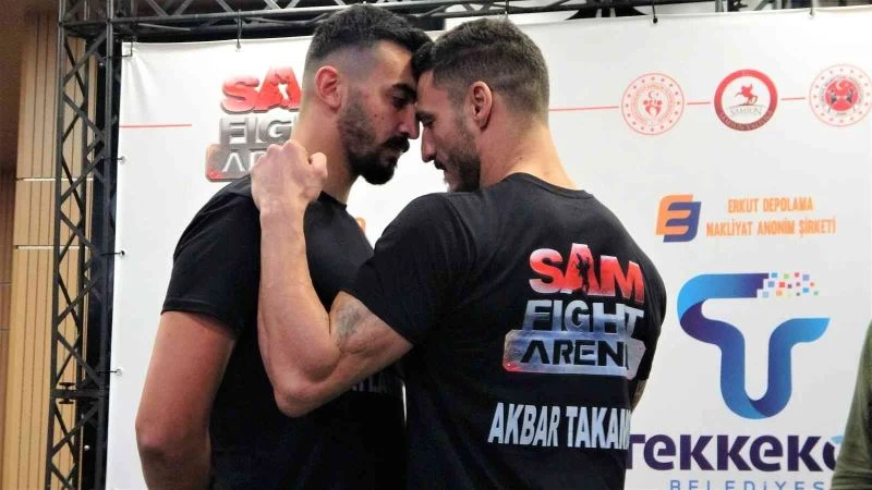 Ringe çıkacak sporcular yüzleşti
