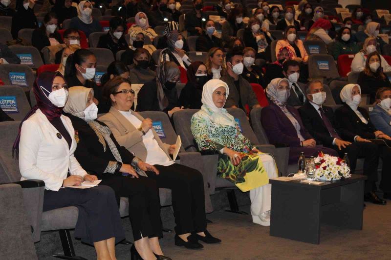 Emine Erdoğan: “Çağımızda güçlü bir ülkenin üç bileşeni vardır: Güçlü kadın, güçlü aile ve güçlü toplum