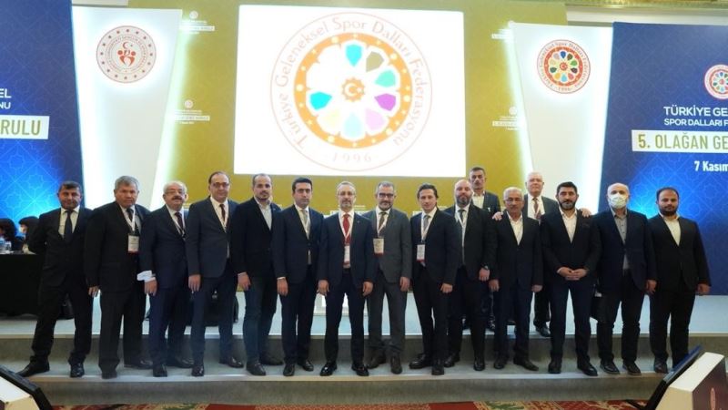 Türkiye Geleneksel Spor Dalları Federasyonu Başkanı Hakan Kazancı güven tazeledi
