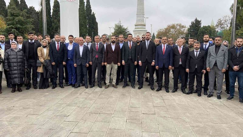 Edirnekapı Şehitliği’nde yaşanan olaylar protesto edildi
