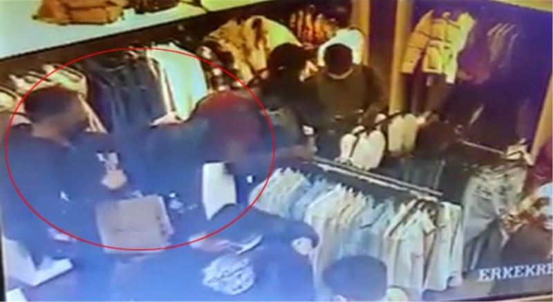 Mağazada turistin cüzdanını çalan yabancı uyruklu hırsız, polise suçüstü yakalandı
