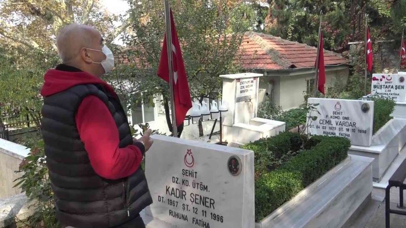 Şehitliği ziyaret eden Bursalılardan Lütfü Türkkan’a tepki:
