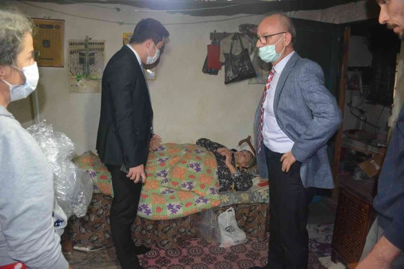 Manyas’ta engelli kadına hasta yatağı
