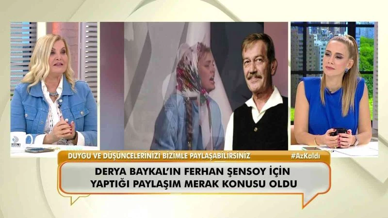 Derya Baykal ‘Güle güle ustam’ mesajıyla ilgili konuştu
