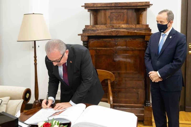 TBMM Başkanı Şentop, Polonya Senatosu Başkanı Grodzki ile görüştü
