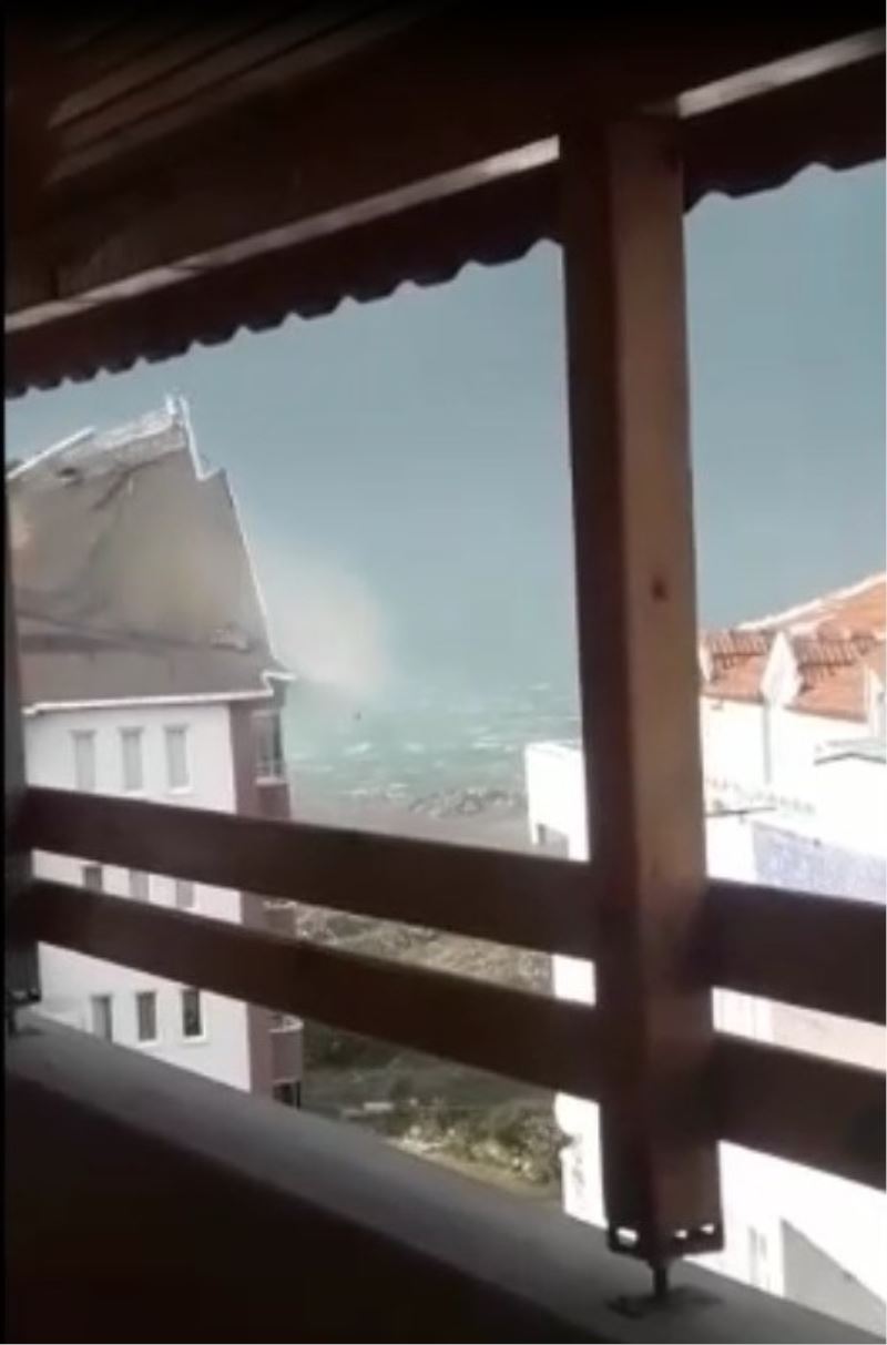 Sinop’taki fırtınadan yeni görüntüler
