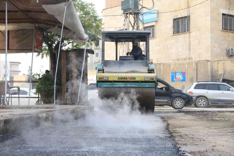 Cerablus’ta yol çalışması tamamlandı
