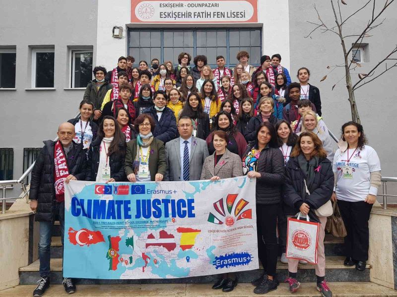 Eskişehir Fatih Fen Lisesi öğrencilerinin ‘Erasmus+ Okul ortaklığı’ projesi yoğun ilgi gördü
