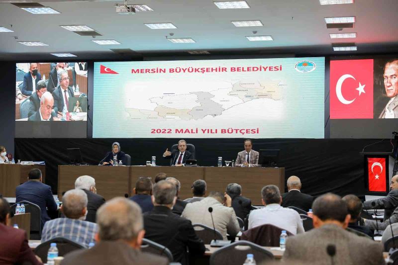 Mersin Büyükşehir Belediyesinin 2022 yılı bütçesi kabul edildi

