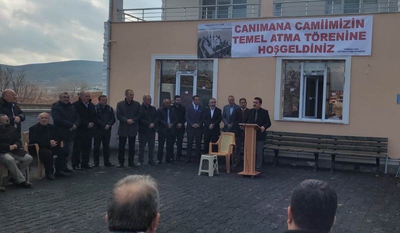 Kulu’da Canımana Mahallesinde cami temeli törenle atıldı
