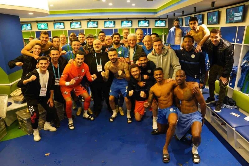 Çaykur Rizespor’dan galibiyet pozu