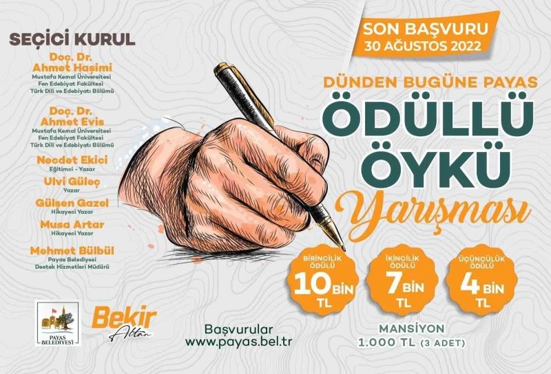 Payas’ı şiirlerle, öykülerle, fotoğraflarla anlatan ödülleri kazanacak
