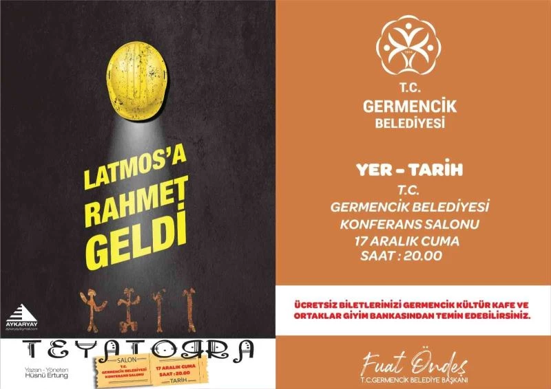 ’Latmos’a Rahmet Geldi’ oyunu, Germencik’te sahnelenecek
