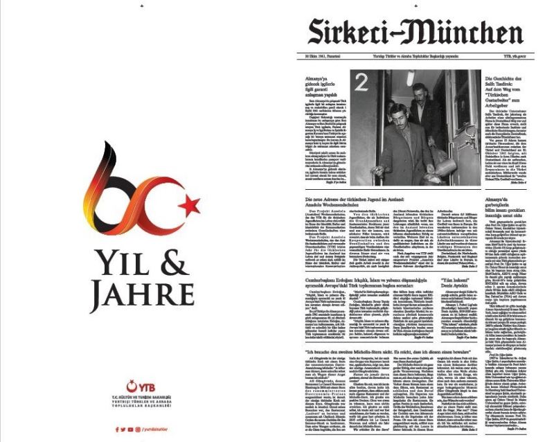Almanya’ya göçün 60’ıncı yılına özel, YTB’den çift dilli gazete
