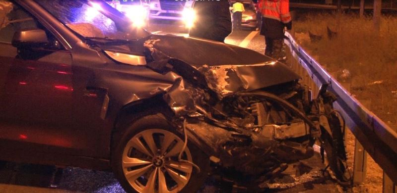Ankara Çevre Yolun’da trafik kazası: 1’i ağır 2 yaralı

