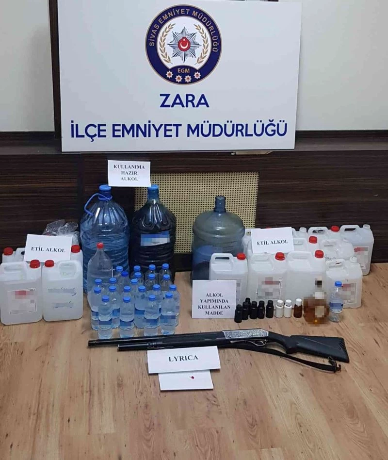 Ölümler arttı polis harekete geçti, kaçak alkol üreten 2 şahıs yakalandı
