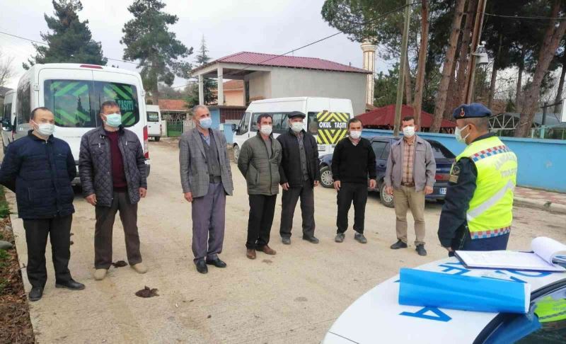 Alaçam’da jandarmadan öğrencilere trafik eğitimi
