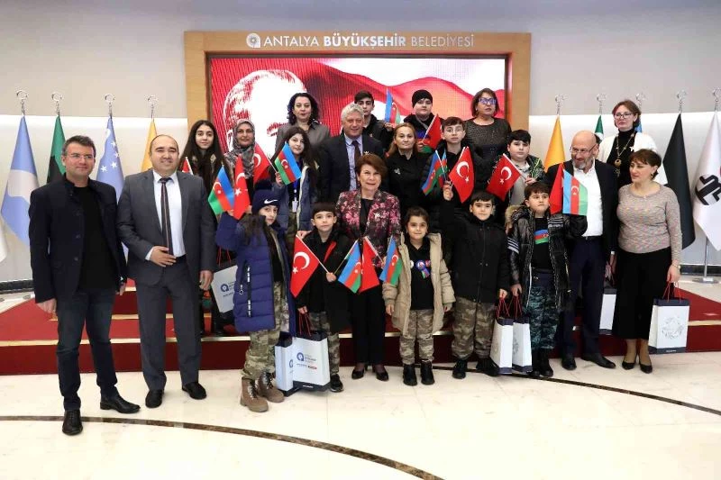 Karabağ Savaşı’nda şehit olan askerlerin çocukları Büyükşehirde
