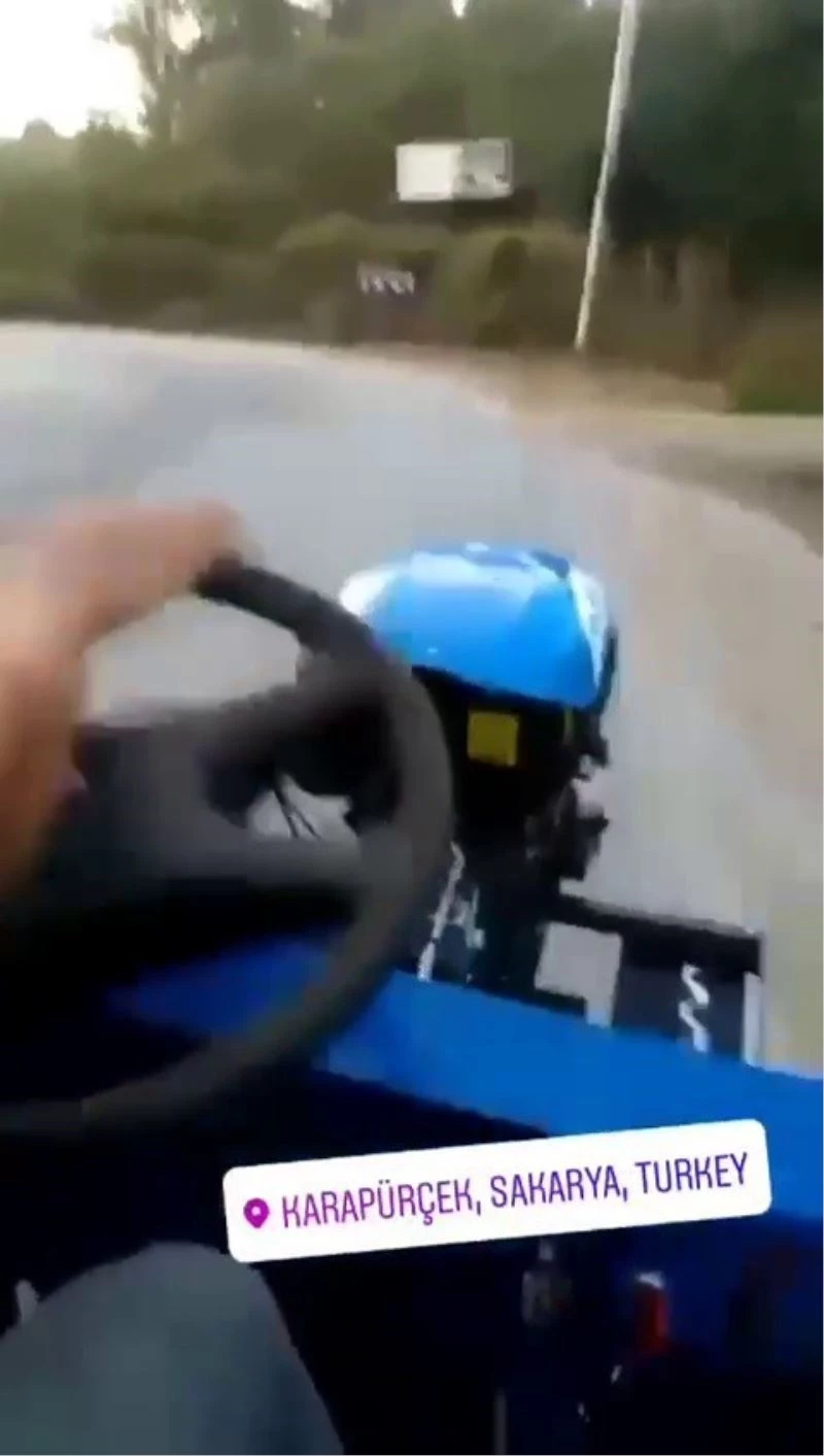 Kendi kazalarını işte böyle kaydettiler
