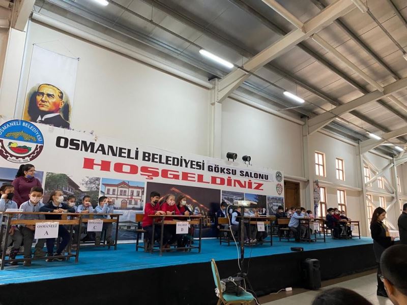 Osmaneli’nde ilkokullar arası bilgi yarışması yapıldı
