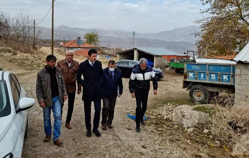 Kaymakam Ayrancı, Örenli köyünde incelemede bulundu
