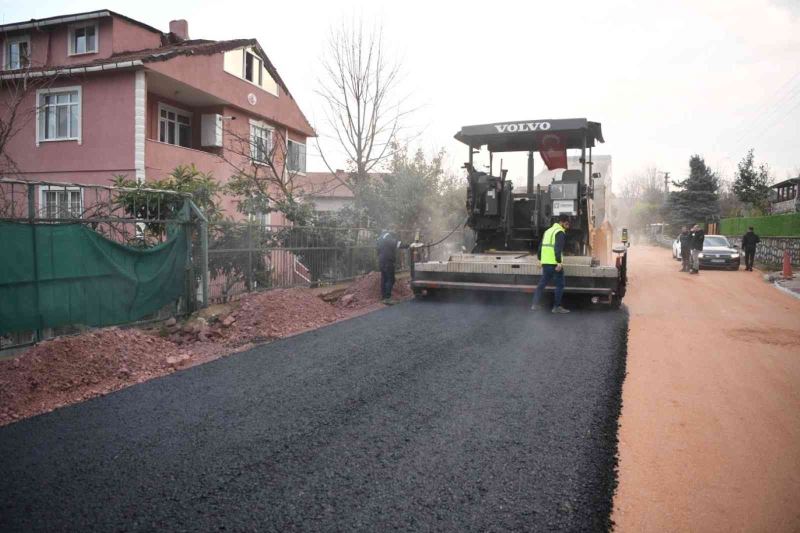 Kartepe-Derbent yolları kışa hazır
