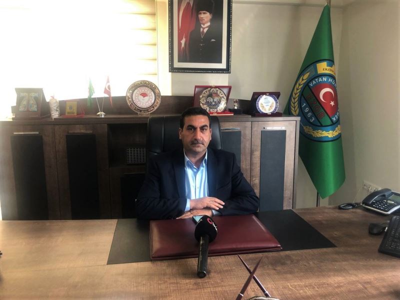Erzincan Ziraat Odası Başkanı Geyik: ”Açıklanan kuraklık destek ödemeleri üreticiyi memnun etmemiştir”
