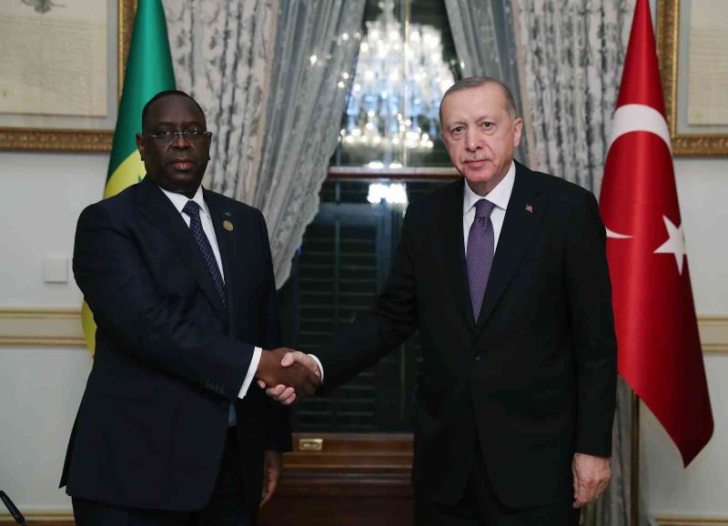 Cumhurbaşkanı Erdoğan, Senegal Cumhurbaşkanı Macky Sall ile bir araya geldi
