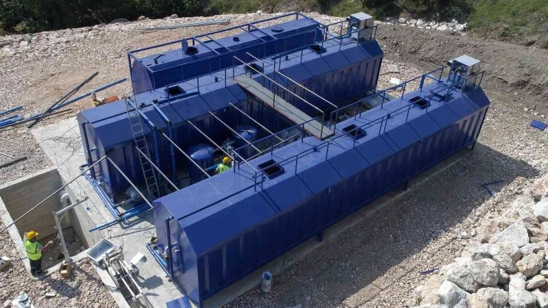 Tepeköy’de paket atıksu arıtma tesisi yapımı devam ediyor
