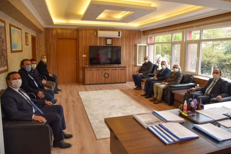 Müşterek yapılabilecek konular hakkında fikir alışverişinde bulunuldu
