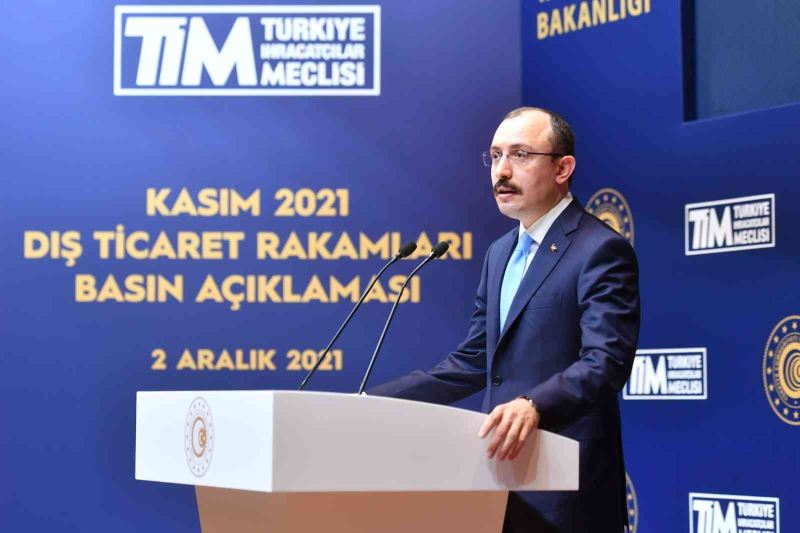 Kasımda 21,5 milyar dolarlık ihracatla cumhuriyet tarihinin rekoru kırıldı
