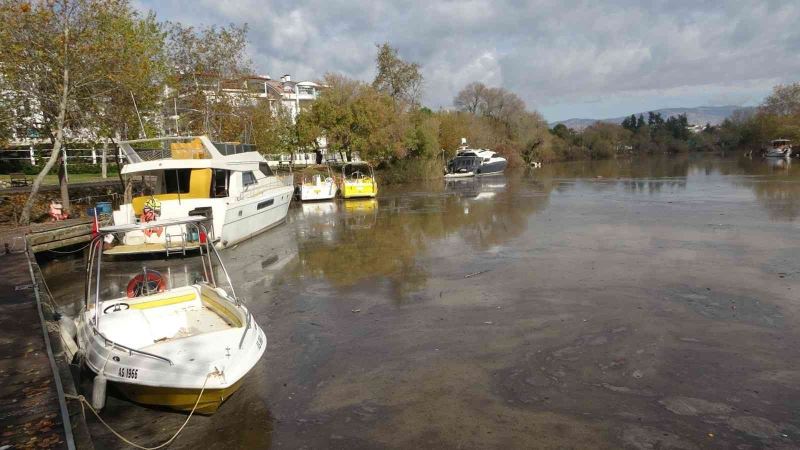 Manavgat yangını, küllerini 5 ay sonra sel sularıyla ırmağa döktü
