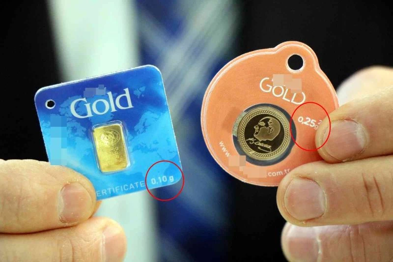 Altında yeni trend: 0,10 gr altın
