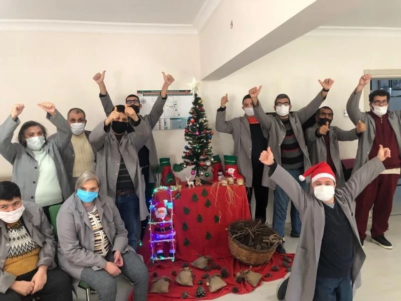 Sosyal belediye Ayvalık’ın özel çocuklarından yeni yıl hazırlıkları
