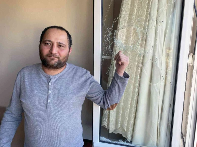 Beylikdüzü’nde 6’ncı kattaki eve maganda kurşunu isabet etti
