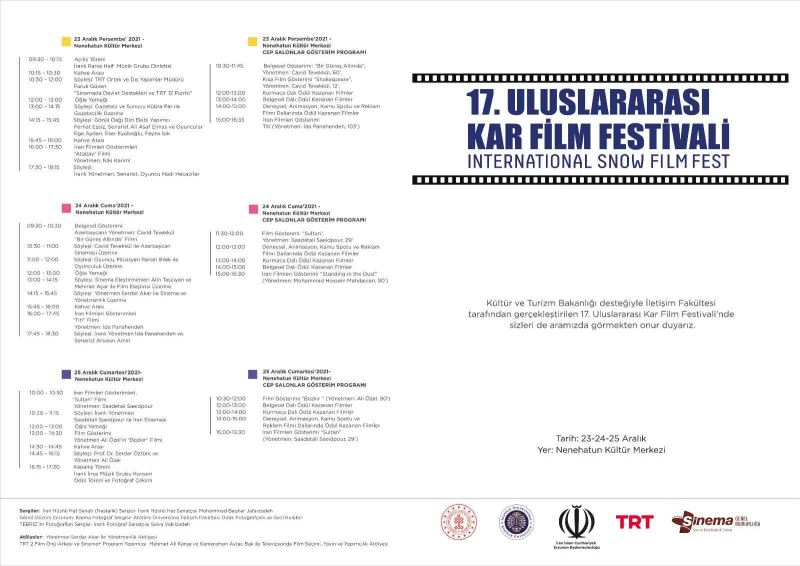 Uluslararası Kar Film Festivali’nin 17’ncisi başlıyor
