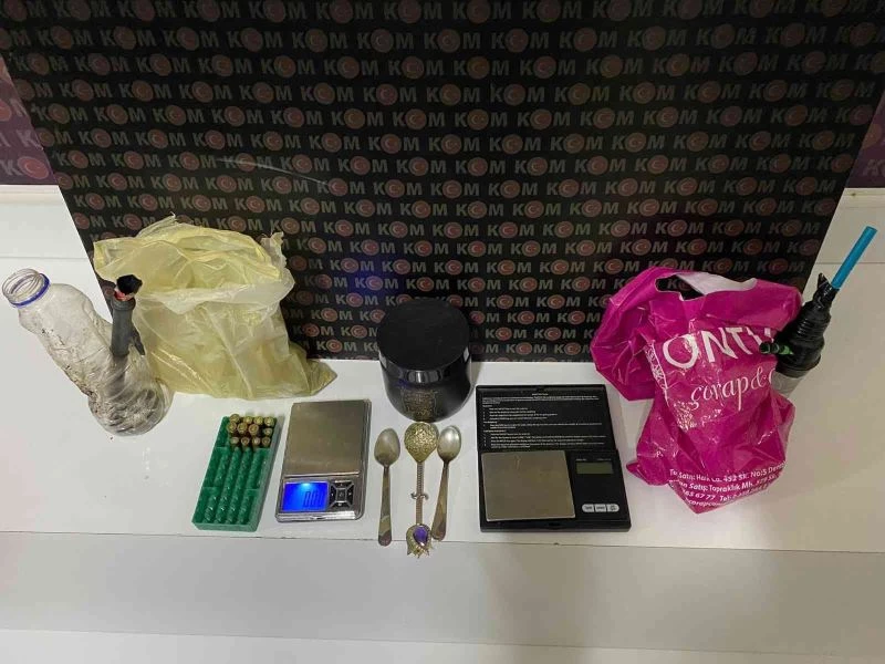 Uyuşturucuları yok etmek istedi, Didim polisinden kaçamadı
