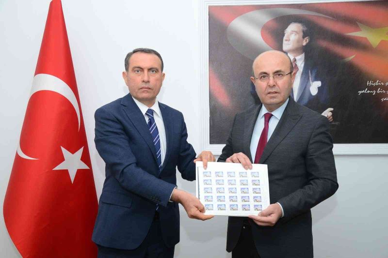 Atatürk’ün Kırşehir’e gelişi nedeniyle pul basıldı
