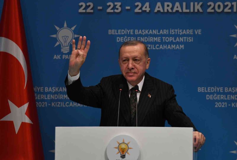 Cumhurbaşkanı Erdoğan, belediye başkanlarına hitap etti: 