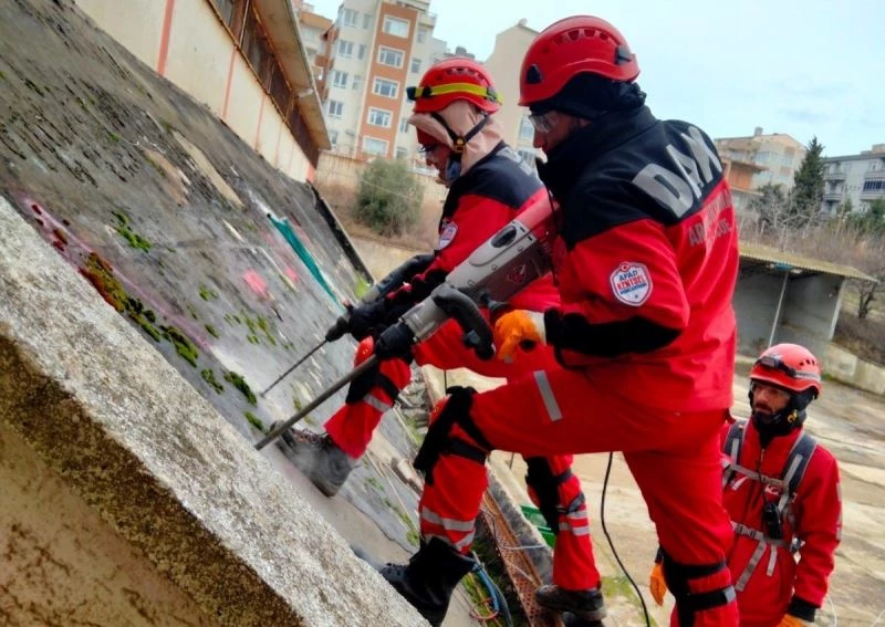 DAK ekipleri Tekirdağ’da tecrübelerini arttırdı
