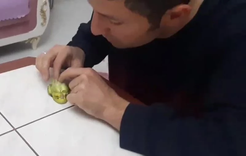 Ölen kuşunu dakikalarca kalp masajı yapıp 2 kez hayata döndürdü
