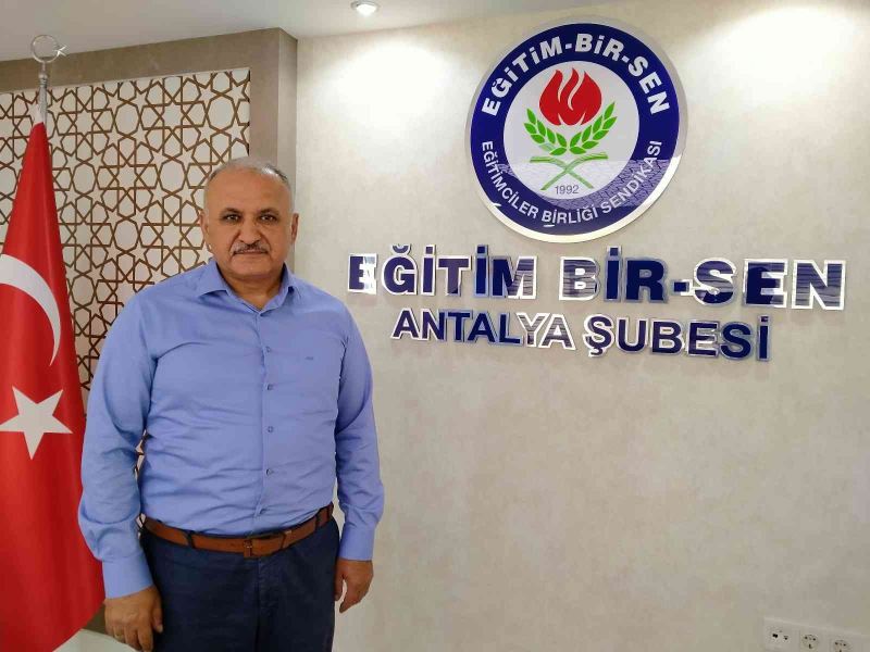 Eğitim Bir Sen Antalya Şube Başkanı Miran: “Öğretmenlik Meslek Kanunu idarecileri de kapsamalı”
