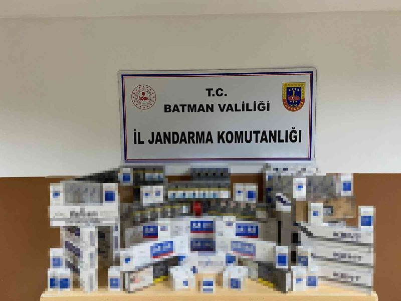 Batman’da bin 162 paket kaçak sigara ele geçirdi

